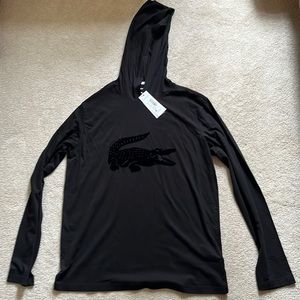 NWT Lacoste hoodie long sleeve lounge top